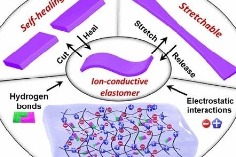 ?不依賴于壓力的觸摸傳感器！可自修復的純固態(tài)、無液體、可拉伸、高彈性離子導體